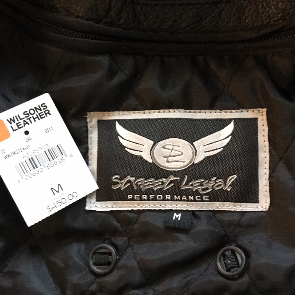 Leather Motorcycle Riding Jacket - Picture 8 of 8